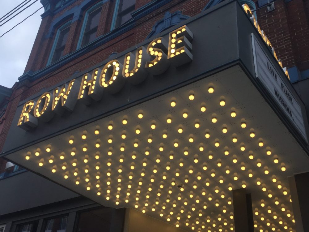 Row House Cinema's marquee in Lawrenceville